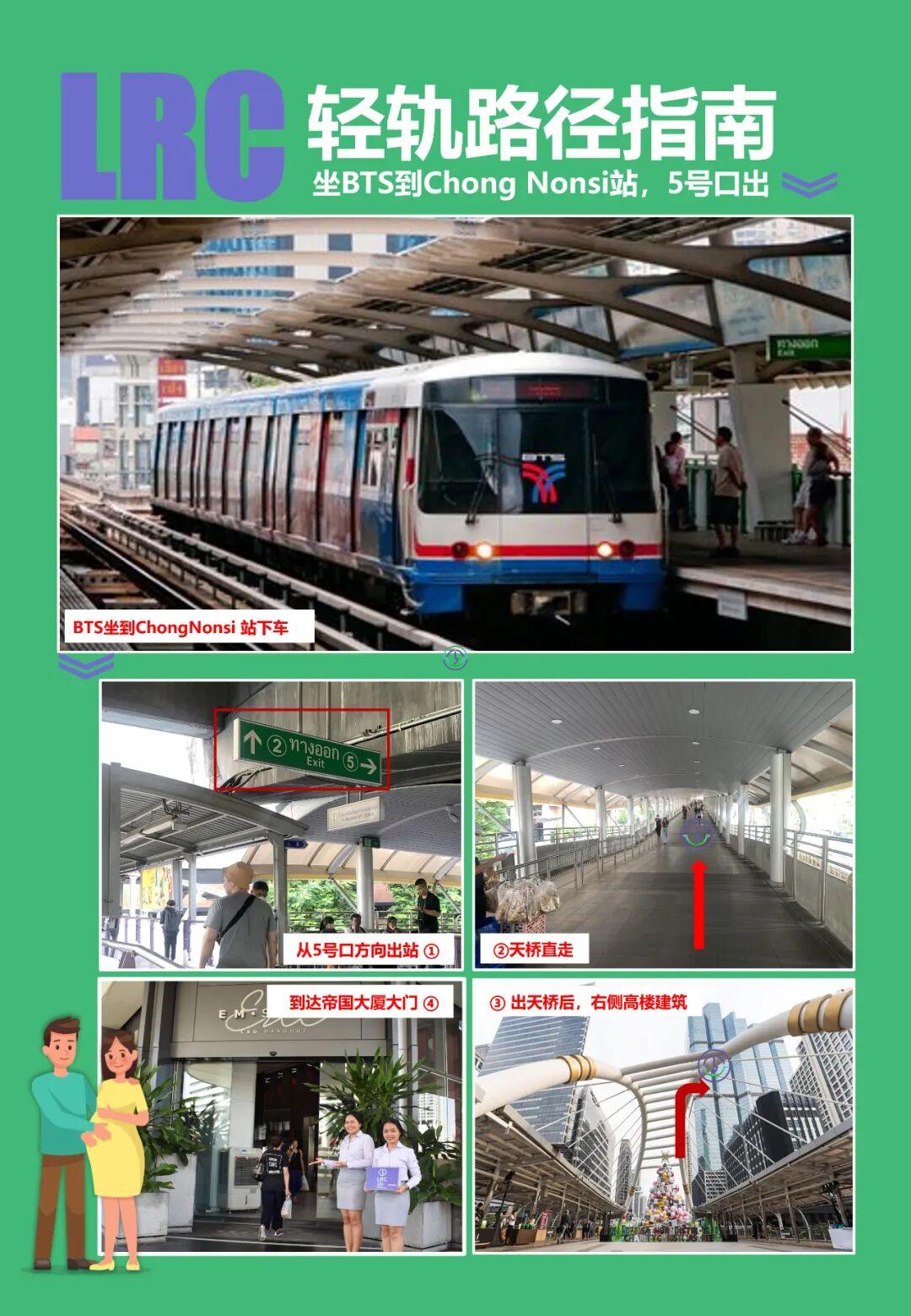 LRC医院轻轨路线指南